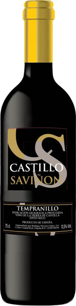 Вино Castillo Savinon Tempranillo, Tierra de Castilla IGP, 0,75 л