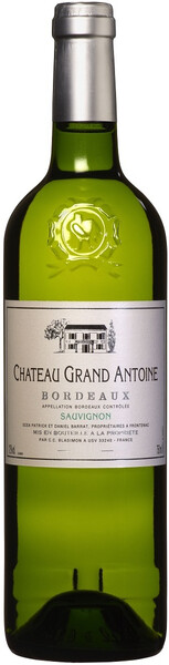 Вино Chateau Grand Antoine Sauvignon белое, сухое, 750 мл