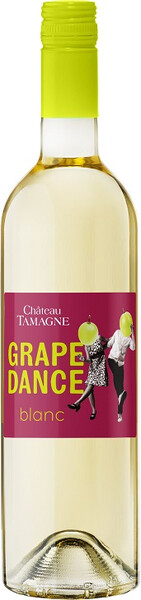 Вино Chateau Tamagne Grape Dance Blanc белое, полусухое, 750 мл