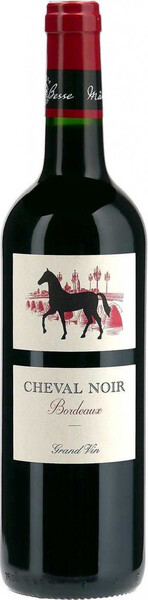 Вино Cheval Noir Bordeaux красное, сухое, 750 мл