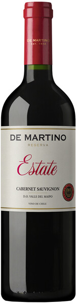 Вино De Martino, Estate Cabernet Sauvignon, Maipo DO, 2018, 0,75 л