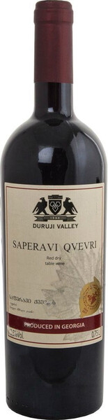 Вино Duruji Valley Saperavi Qvevri, 0,75 л