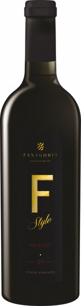 Вино Fanagoria F Style Merlot красное, сухое, 750 мл