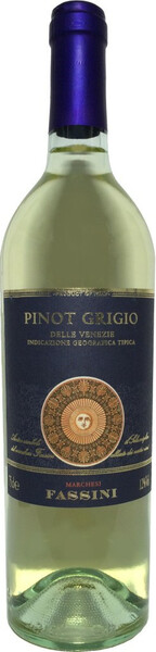 Вино Fassini Pinot Grigio белое, сухое, 750 мл