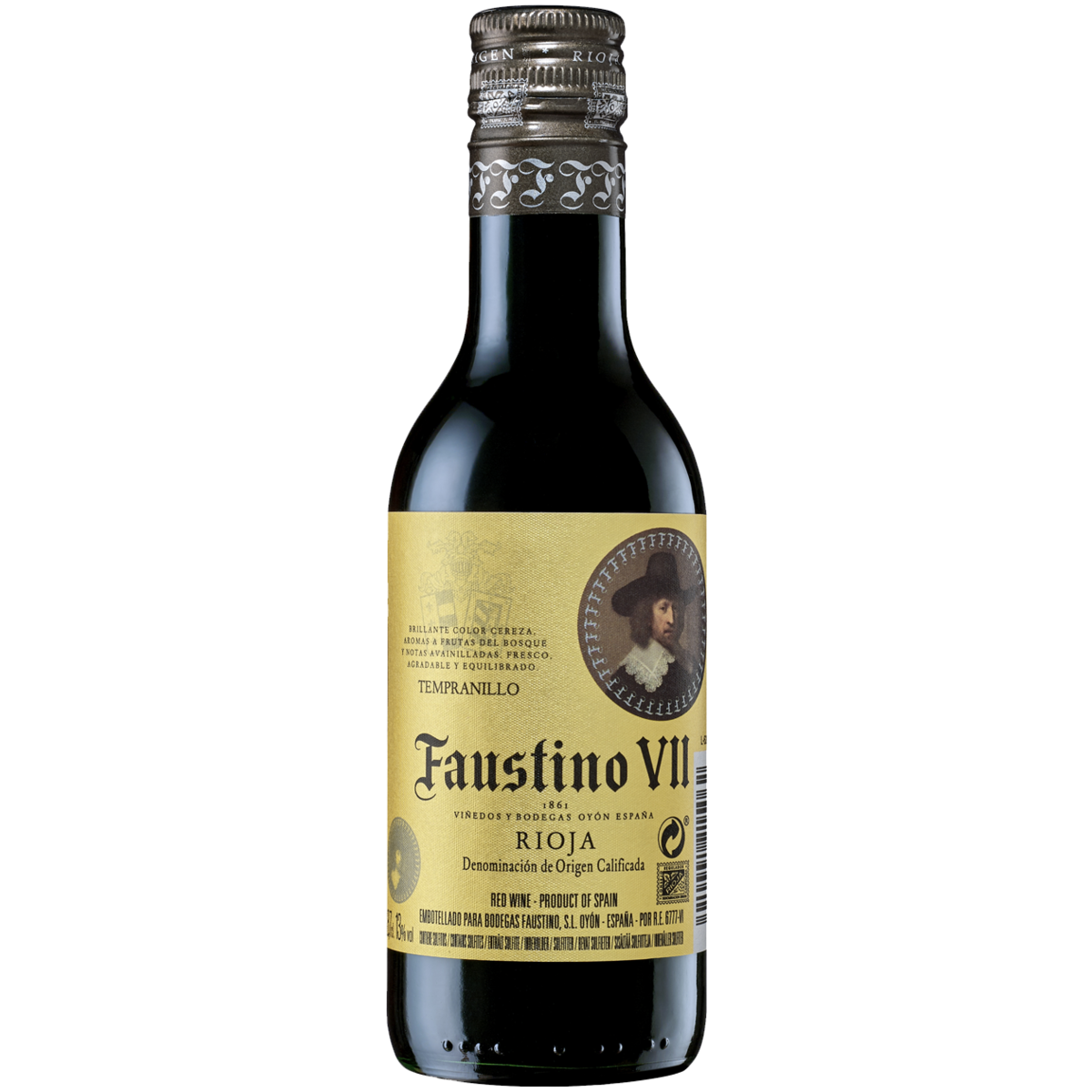 Вино Faustino VII Tempranillo красное сухое 0,187 л