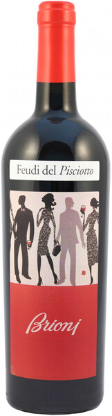 Вино Feudi del Pisciotto, Brioni Frappato, Sicilia IGT, 2018, 0,75 л