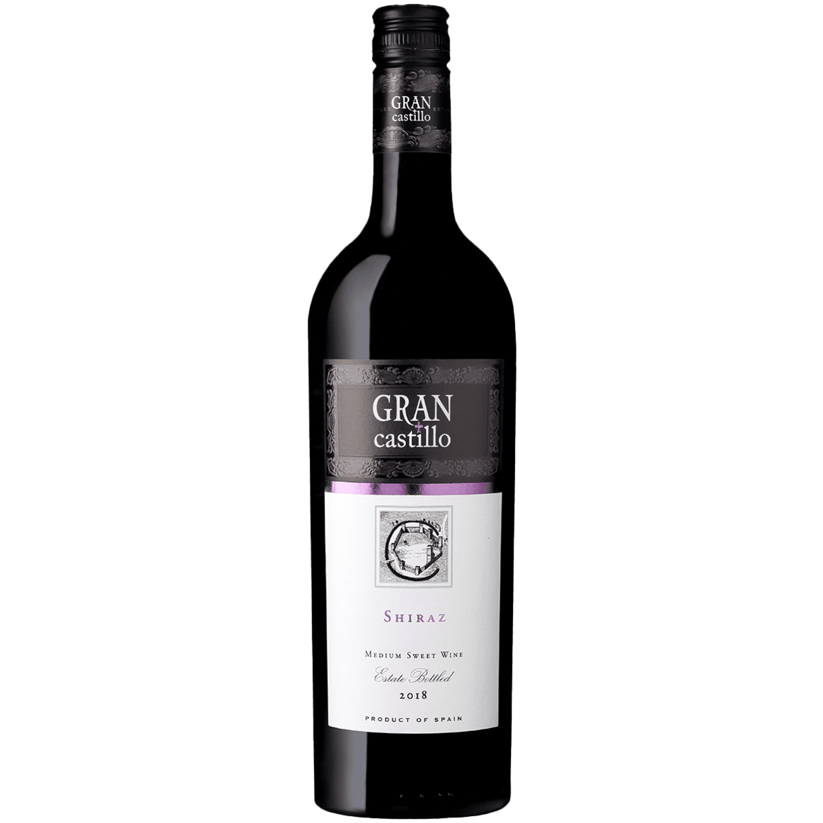 Вино Gran Castillo Shiraz красное полусладкое 0,75 л