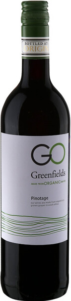 Вино Greenfields Organic Pinotage красное, сухое, 750 мл