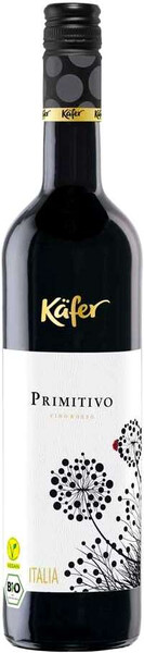 Вино Kafer Primitivo Bio красное, сухое, 750 мл