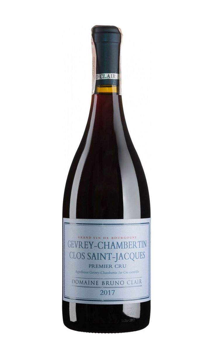 Вино красное Domaine Bruno Clair Gevrey-Chambertin 1er Cru Clos St Jacques 2017, 0.75 л