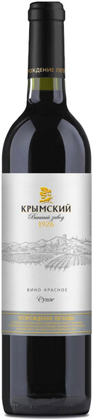 Вино Krymsky Winery Krymskoe Red Dry красное, сухое, 700 мл