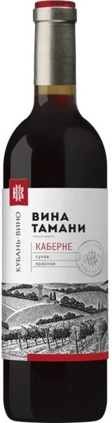 Вино Kuban-Vino Vina Tamani Cabernet красное, сухое, 700 мл