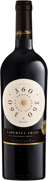 Вино Luis Felipe Edwards 360° Cabernet Franc красное, сухое, 750 мл