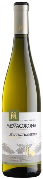 Вино Mezzacorona Gewurztraminer белое, полусухое, 750 мл