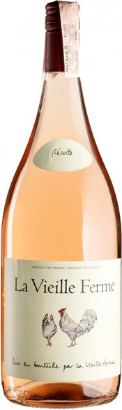 Вино Perrin et Fils, La Vieille Ferme Rose, Cotes du Ventoux AOC, 2019, 1,5 л