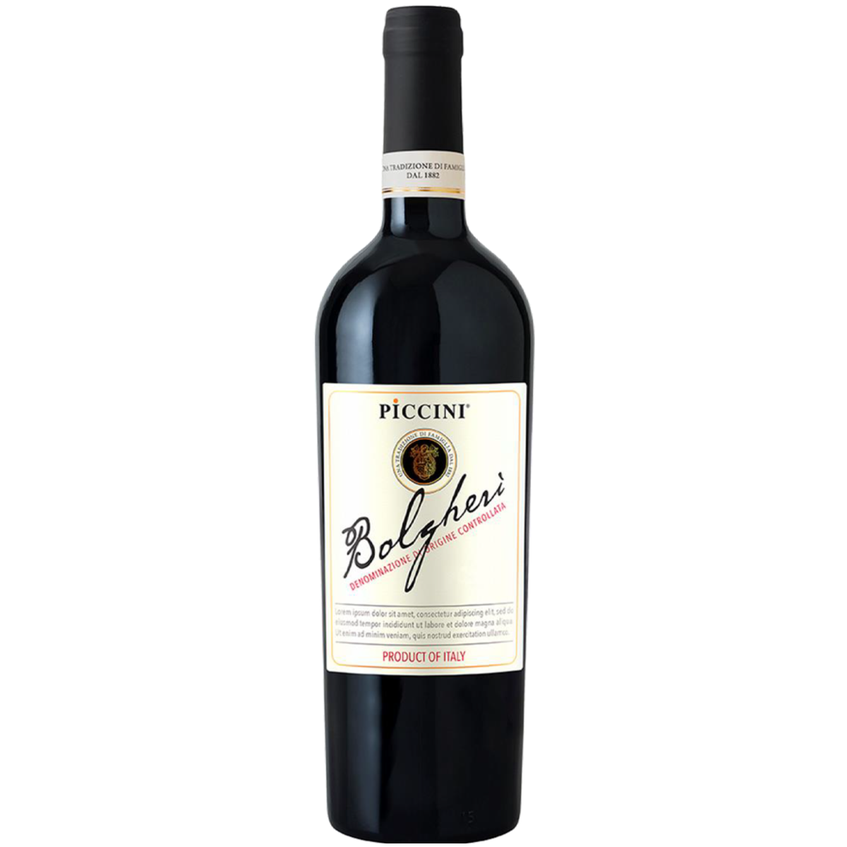 Вино Piccini Bolgheri красное сухое 0,75 л