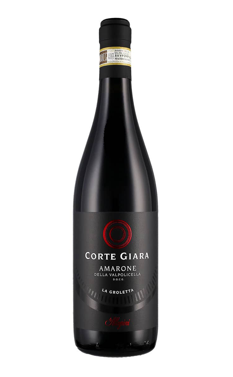 Вино полусухое красное Corte Giara Amarone della Valpolicella La Groletta 2018, Итал,0.75л