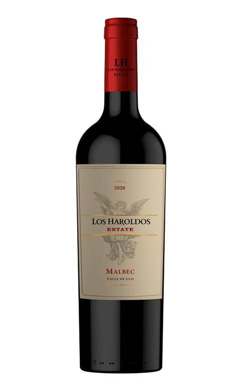 Вино полусухое красное Los Haroldos Malbec Estate 2020, Аргентина, 0.75 л