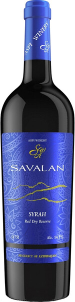 Вино Savalan Syrah Reserve, 0,75 л