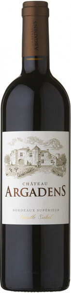 Вино Sichel, Chateau Argadens Rouge, Bordeaux Superieur AOC, 2016, 0,75 л