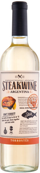 Вино Steakwine Torrontes, 2022, 0,75 л