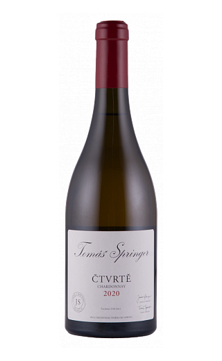 Вино сухое белое Jaroslav Springer Ctvrte Chardonnay 2020, Чехия, 0.75 л