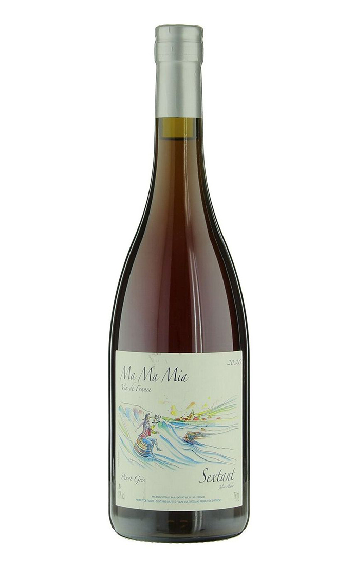 Вино сухое белое Sextant MaMaMia Pinot Gris 2020, Франция, 0.75 л