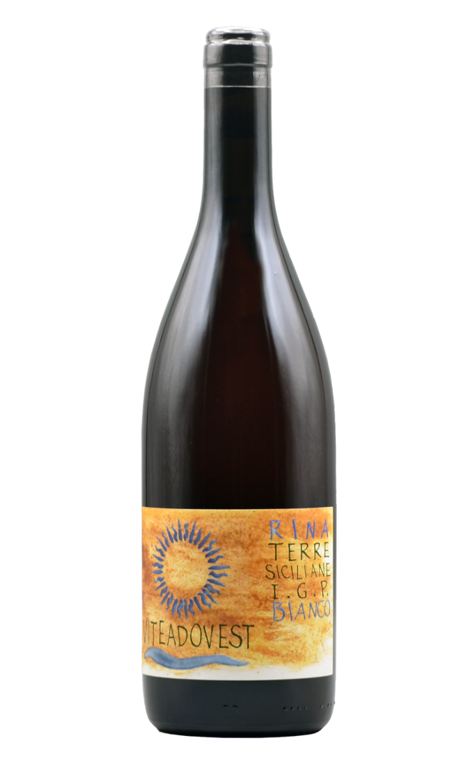 Вино сухое белое Viteadovest Rina Bianco Terre Siciliane 2019, Италия, 0.75 л