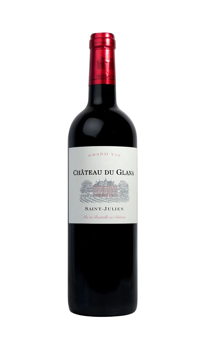 Вино сухое красное Chateau Du Glana Saint-Julien 2014, Франция, 0.75 л