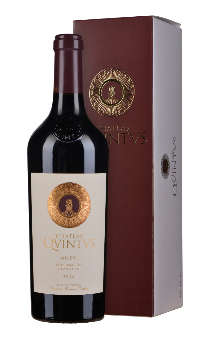 Вино сухое красное Chateau Quintus 2016, Франция, 0.75 л