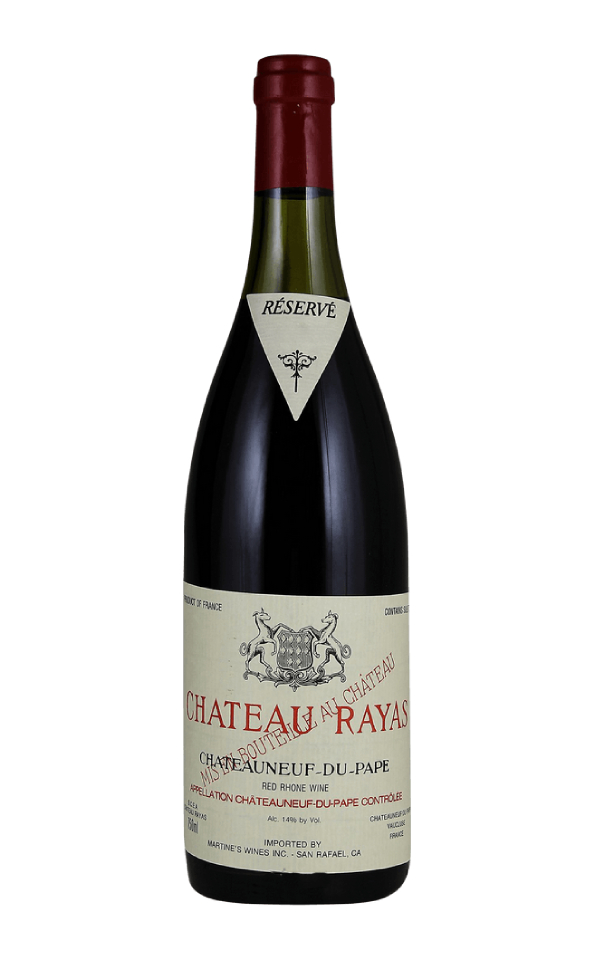 Вино сухое красное Chateau Rayas Chateauneuf-du-Pape 1996, Франция, 0.75 л