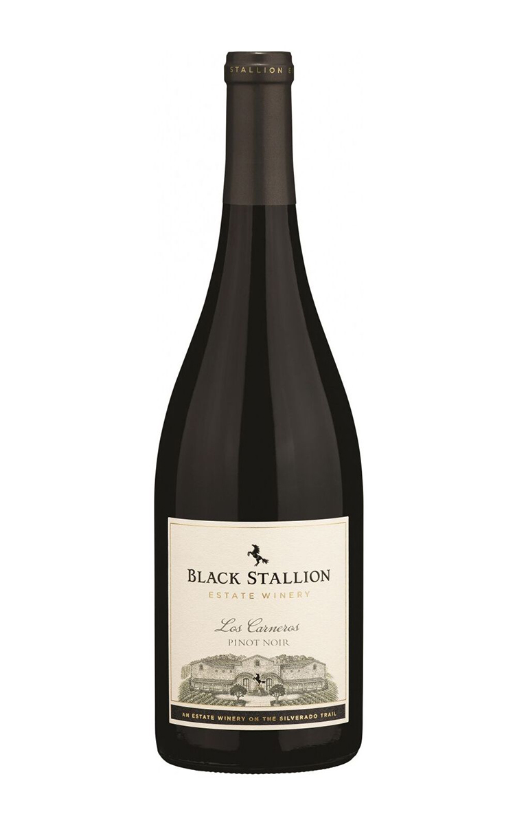 Вино сухое красное Delicato Black Stallion Pinot Noir 2020, США, 0.75 л