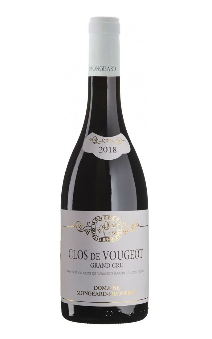 Вино сухое красное Domaine Mongeard Mugneret Clos de Vougeot Grand Cru 2018, Франц, 0.75 л