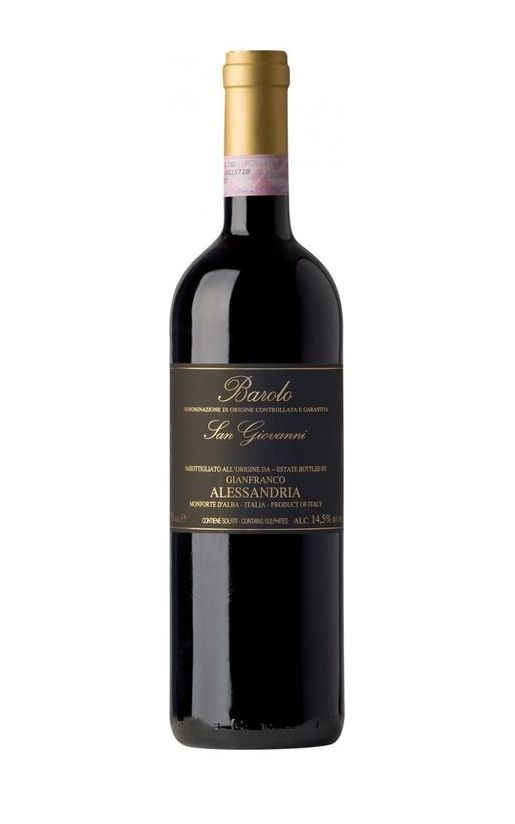 Вино сухое красное Gianfranco Alessandria San Giovanni Barolo 2014, Италия, 0.75 л