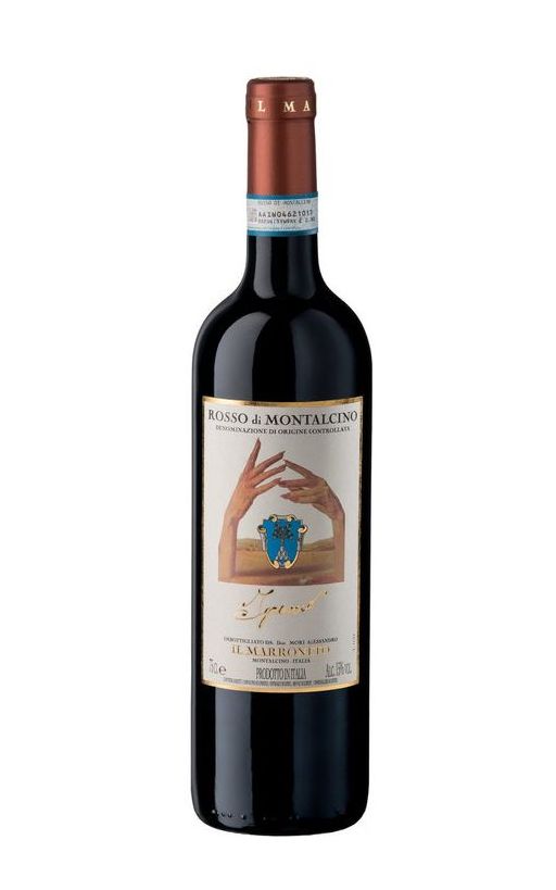 Вино сухое красное Il Marroneto Rosso di Montalcino Ignaccio 2017, Италия, 0.75 л