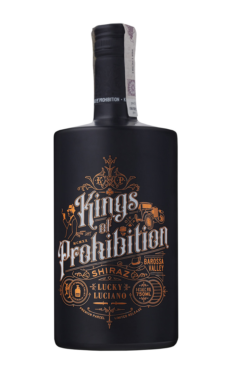 Вино сухое красное Kings of Prohibition Lucky Luciano Shiraz 2019, Австралия, 0.75 л