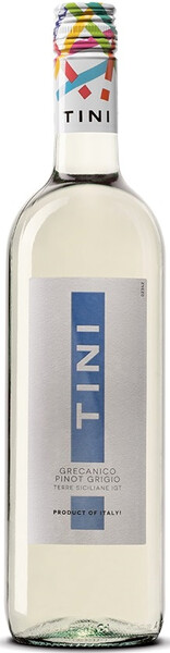 Вино TINI Grecanico-Pinot Grigio terre Siciliane IGT, 2020, 0,75 л