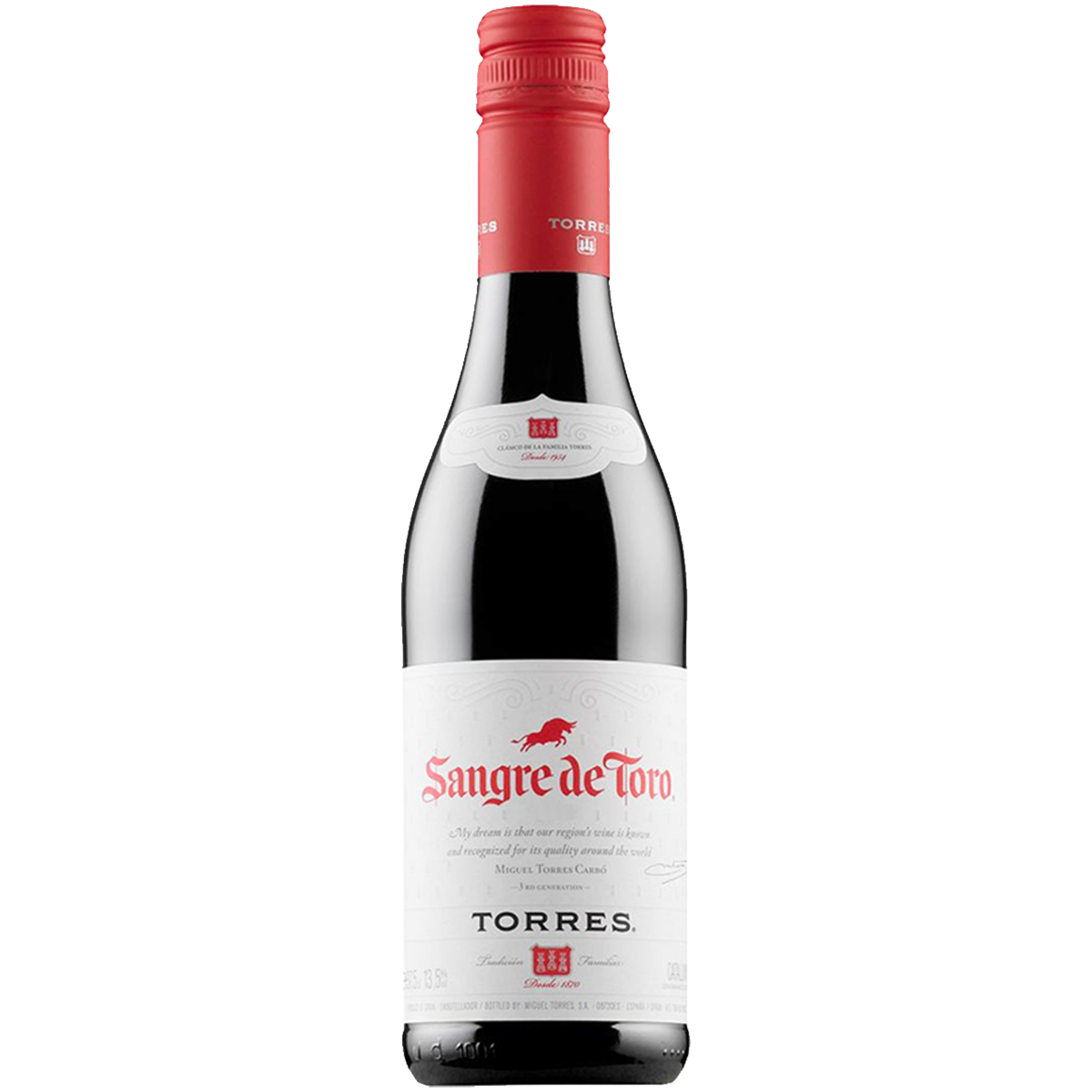 Вино Torres Sangre de Toro красное сухое 0,187 л