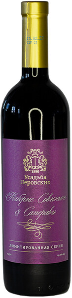 Вино Usadba Perovskih Cabernet Sauvignon Saperavi Limited Series красное, сухое, 750 мл