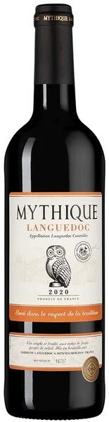 Вино Val d'Orbieu-Uccoar, Mythique Languedoc AOC Rouge, 2020, 0,75 л