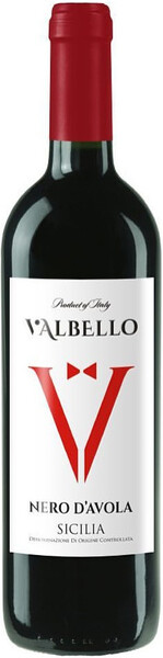 Вино Valbello Nero d'Avola красное, сухое, 750 мл