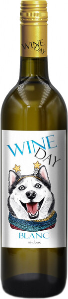 Вино Wine Day Blanc Mi-doux, 0,75 л