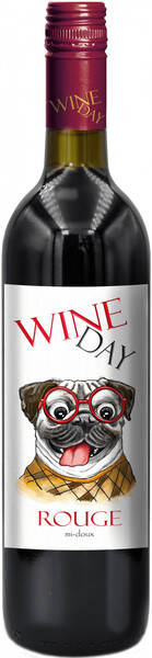 Вино Wine Day Rouge Mi-doux, 0,75 л