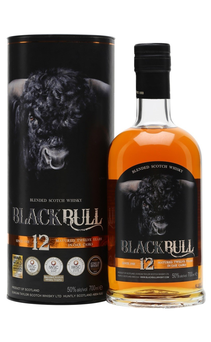 Виски Duncan Taylor Black Bull 12 Years Old Blended Whisky, 0.7 л