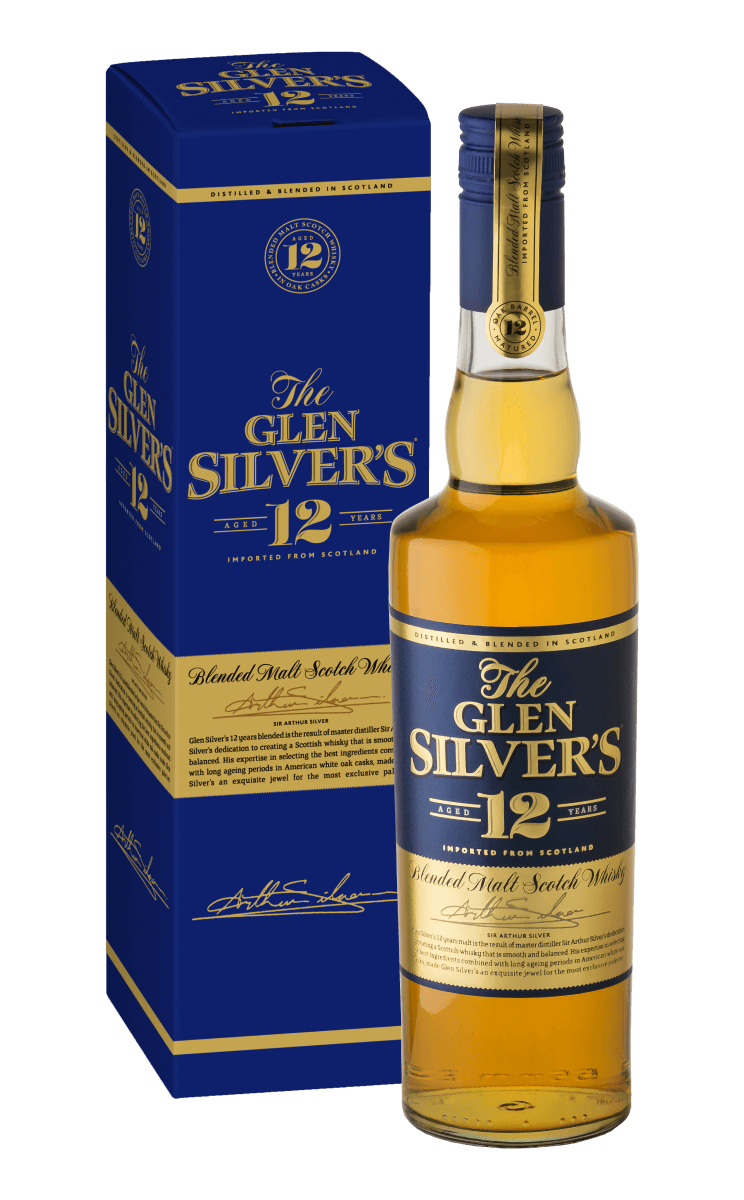 Виски Glen Silver's Blended Malt Scotch 12 Years Old, 0.7 л