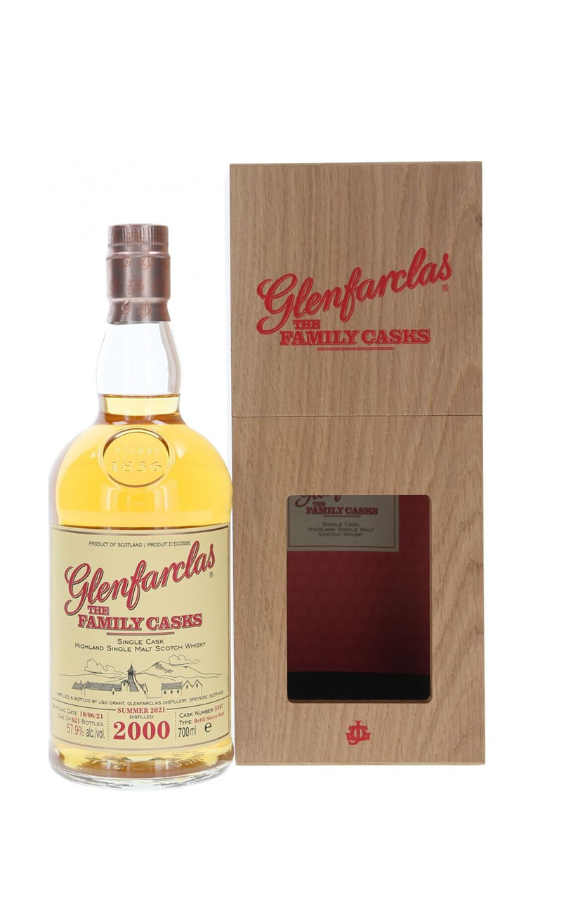 Виски Glenfarclas 2000 Family Casks No. 3387, 0.7 л