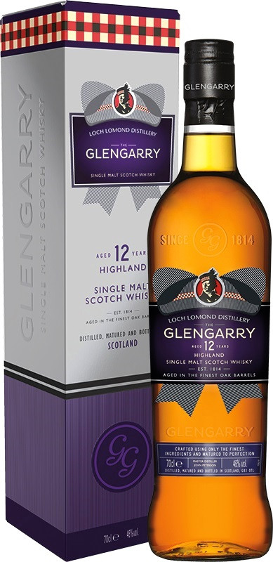 Виски Glengarry 12 Years Old, gift box