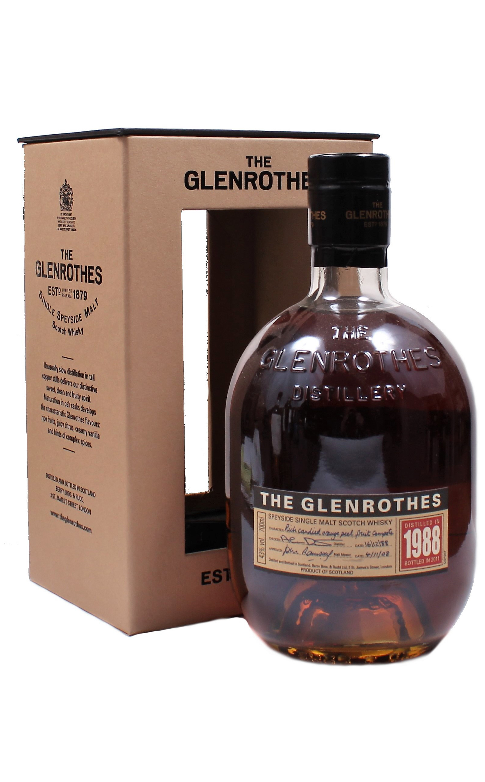 Виски Glenrothes Single Speyside Malt 1988, 0.7 л