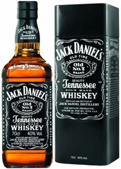 Виски Jack Daniel's в металлической коробке 40% 0,7 л