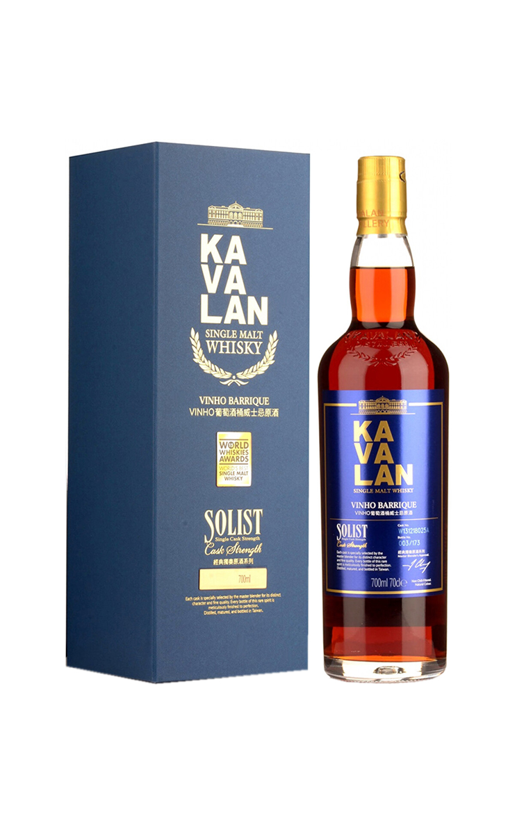 Виски Kavalan Solist Vinho Barrique Cask Single Cask Strength 54%, 0.7 л